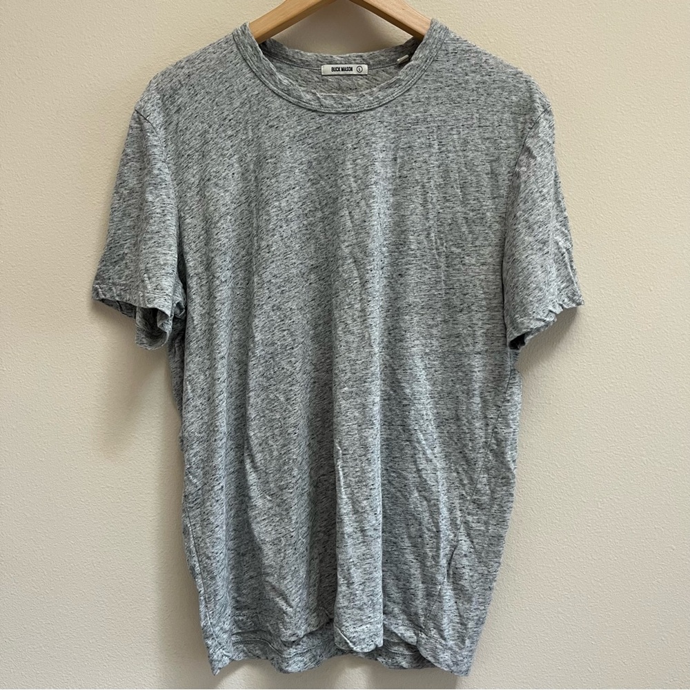 Buck Mason Grey Short Sleeve T Shirt